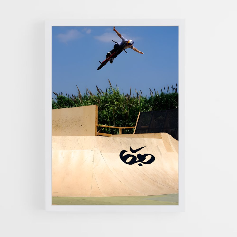 Poster Skate à Mide – affiche BMX (vue 3)